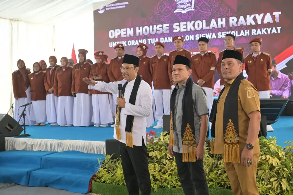 Wagub Aceh Dampingi Mensos Tinjau Sekolah Rakyat di Aceh Besar
